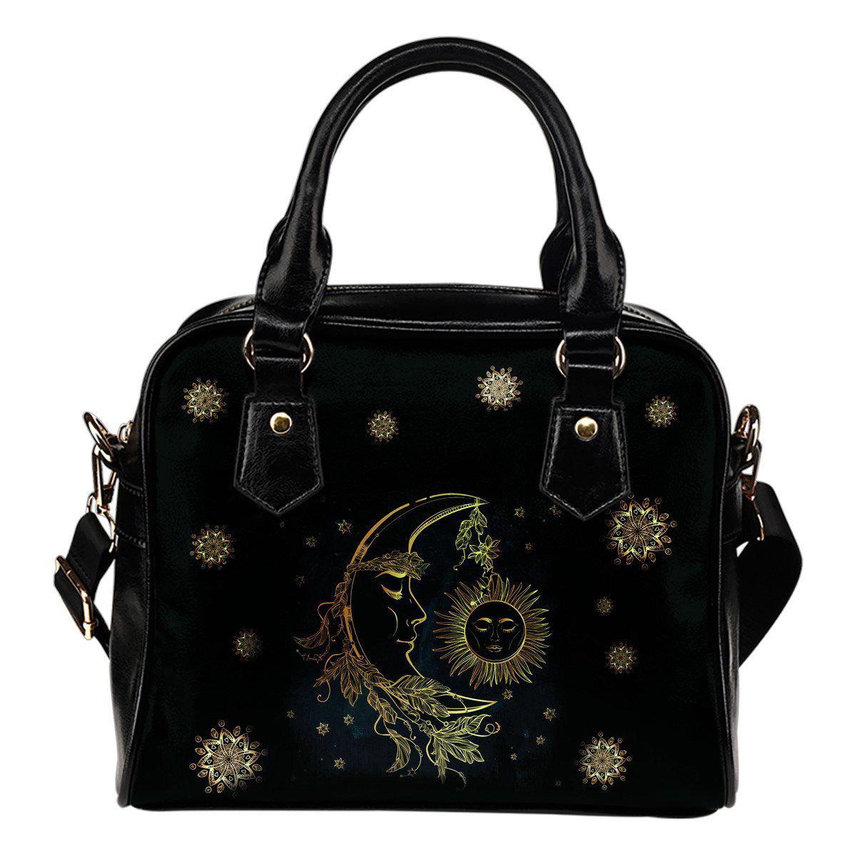 Sun & Moon Shoulder Handbag