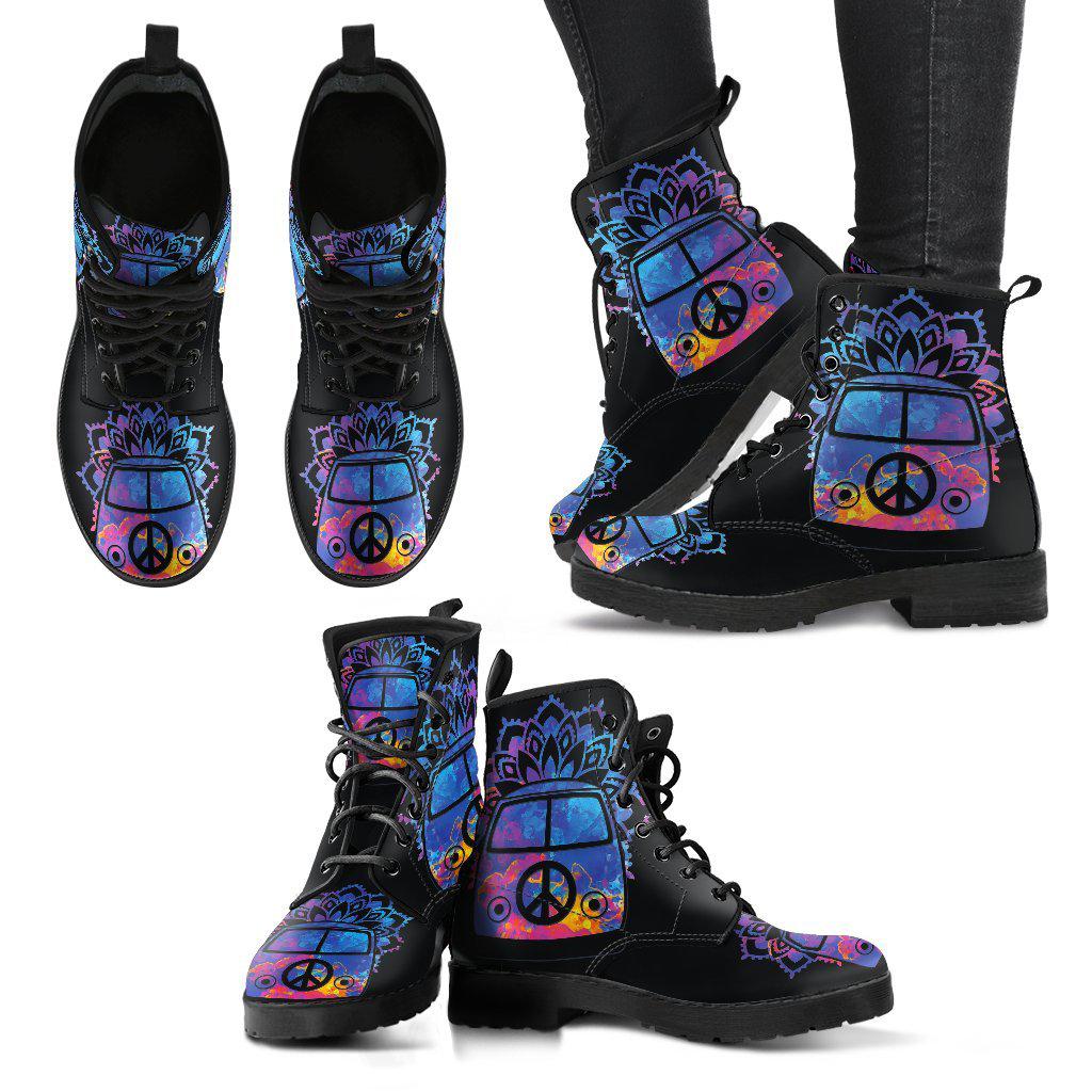 Hippie Peace Women's Leather Boots