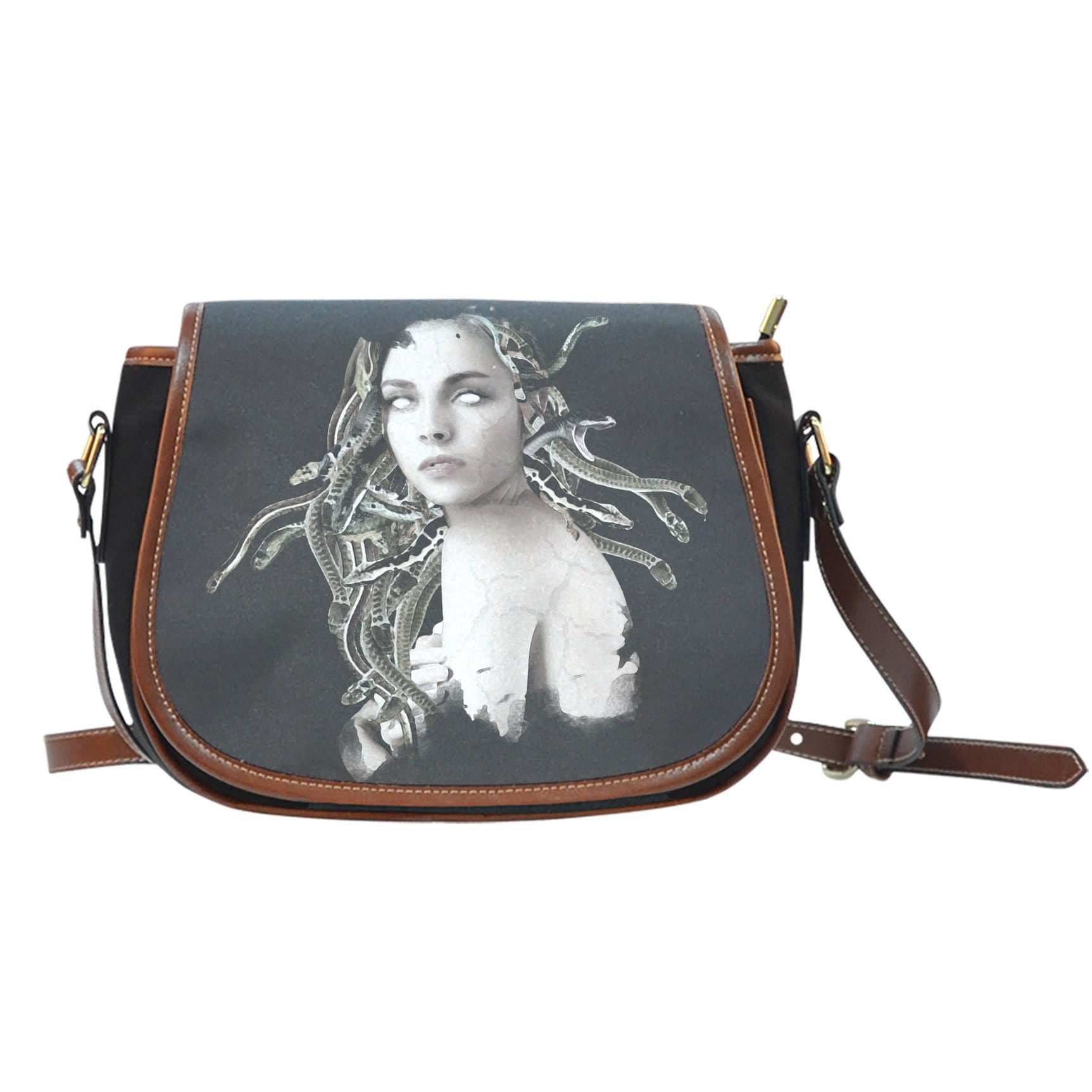 Medusa (Gray) Saddle Bag