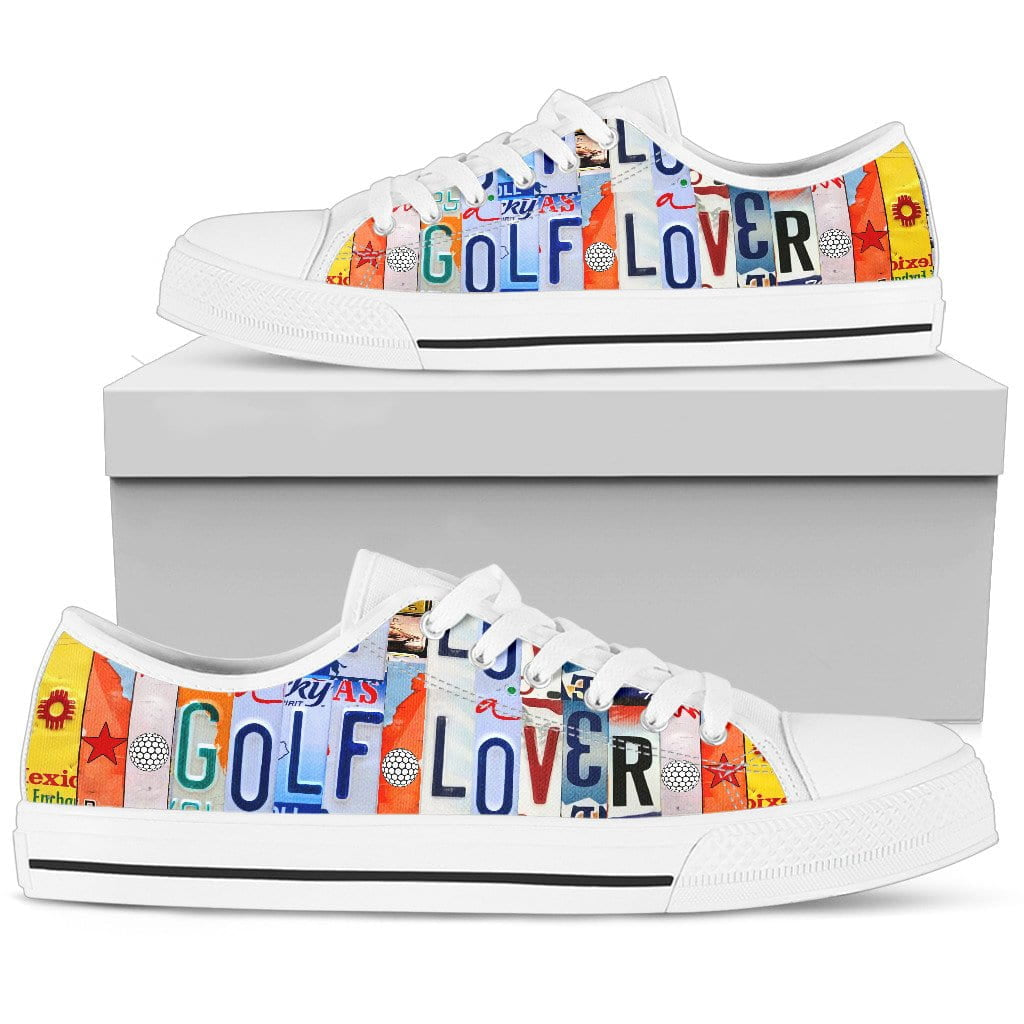 Golf Lover Low Top Mens Tennis Shoes