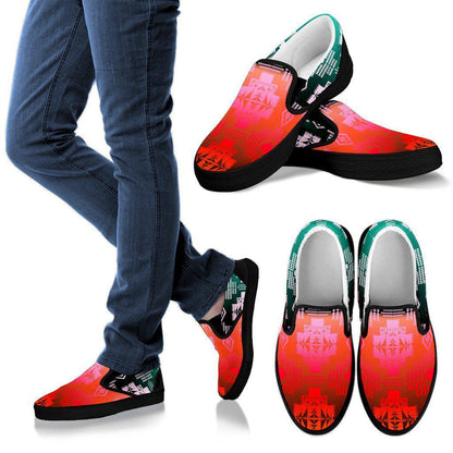 First Winter Storm Womens Slip Ons Shoes Black Sole