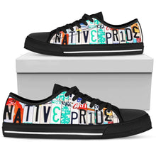 Native Pride Low Top Mens Tennis Shoes Black