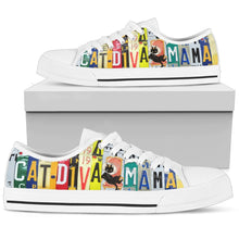 Cat Diva Mama Low Top Womens Tennis Shoes White