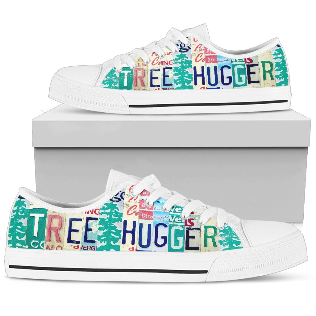 Tree Hugger Low Top Womens Tennis Shoes White