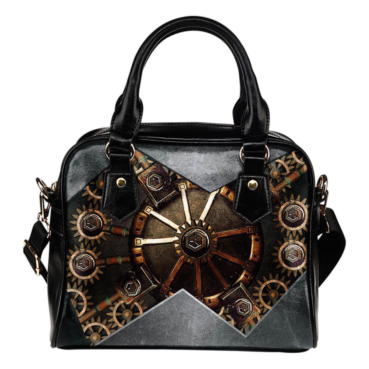 Hidden Gear Shoulder Handbag