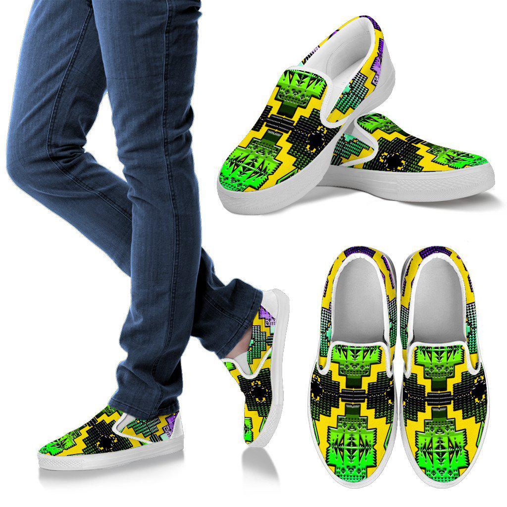 Bird Clan White Sole Womens Slip Ons Shoes