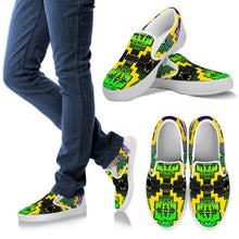 Bird Clan White Sole Womens Slip Ons Shoes