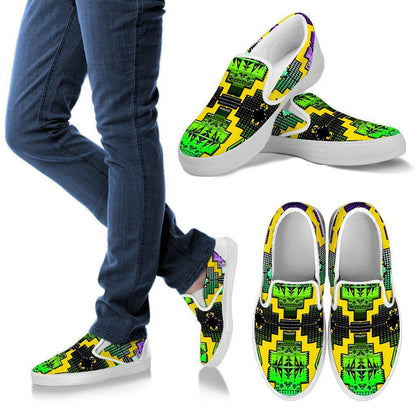 Bird Clan White Sole Womens Slip Ons Shoes