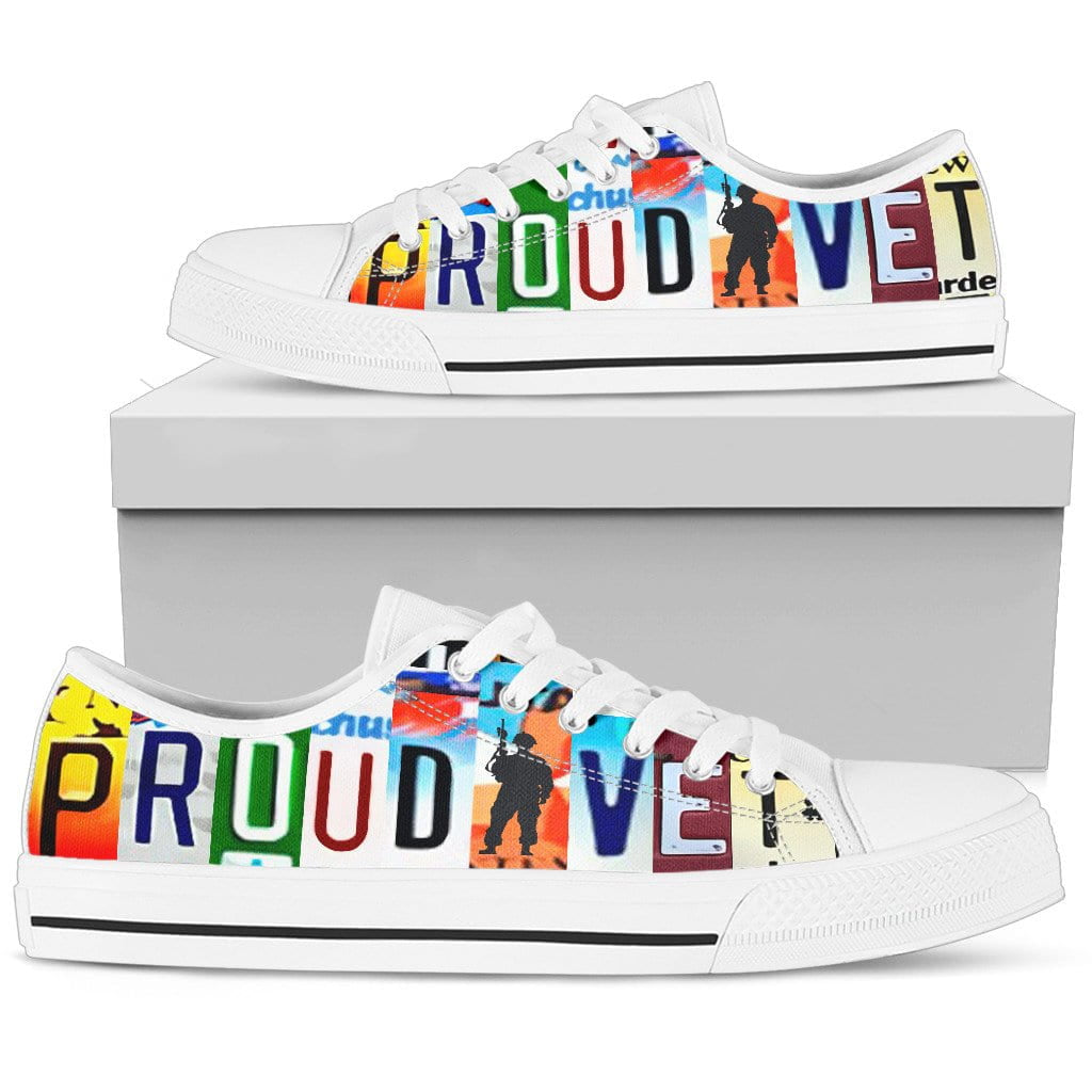 Proud Vet Low Top Womens Tennis Shoes White