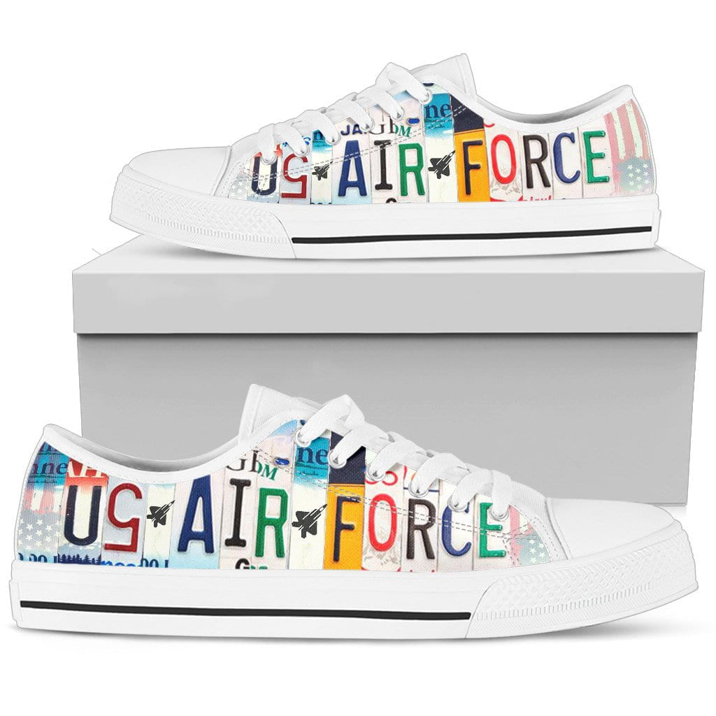US Air Force Low Top Mens Tennis Shoes White