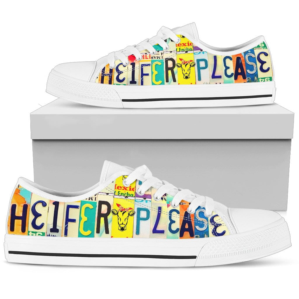 Heifer Please Low Top Womens Tennis Shoes