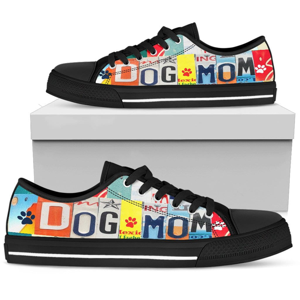 Dog Mom Low Top Mens Tennis Shoes