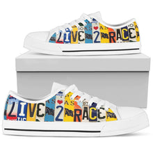Live 2 Race Low Top Mens Tennis Shoes White