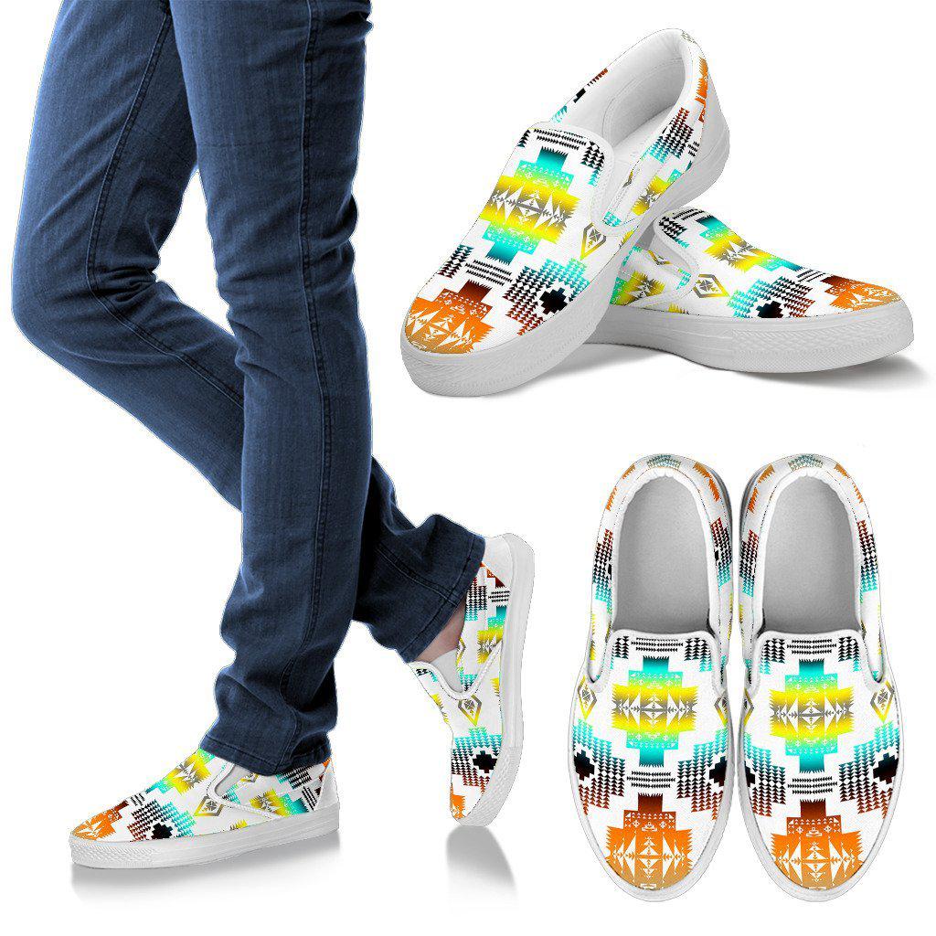 Canyon Frost (1) White Sole Womens Slip Ons Shoes