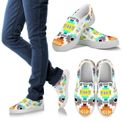 Canyon Frost (1) White Sole Womens Slip Ons Shoes