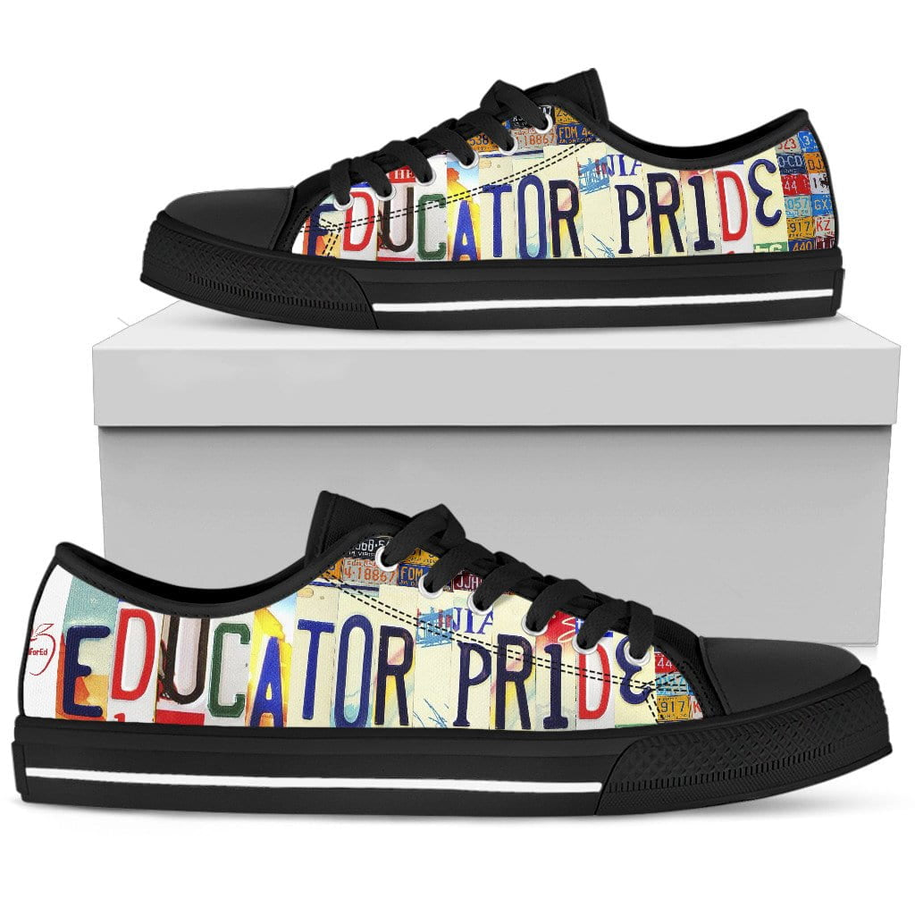 Educator Pride Low Top Womens Tennis Shoes