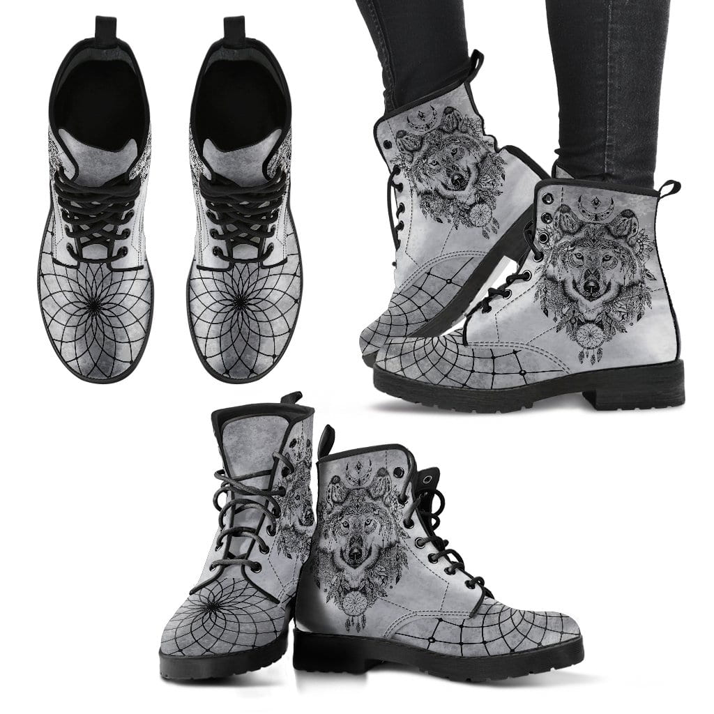 Boho Wolf 1 Handcrafted Boots