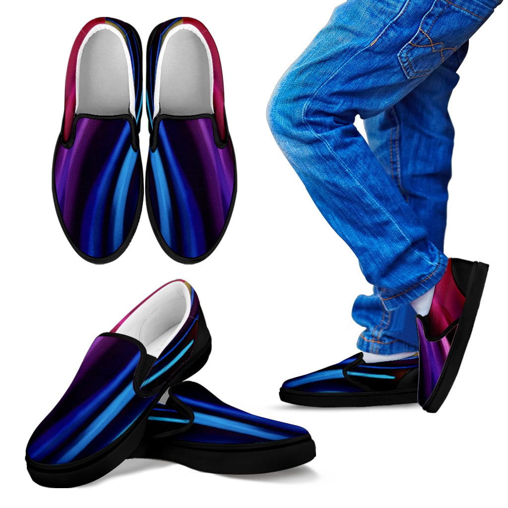 Kid's Slip Ons Daydream (Black Soles)