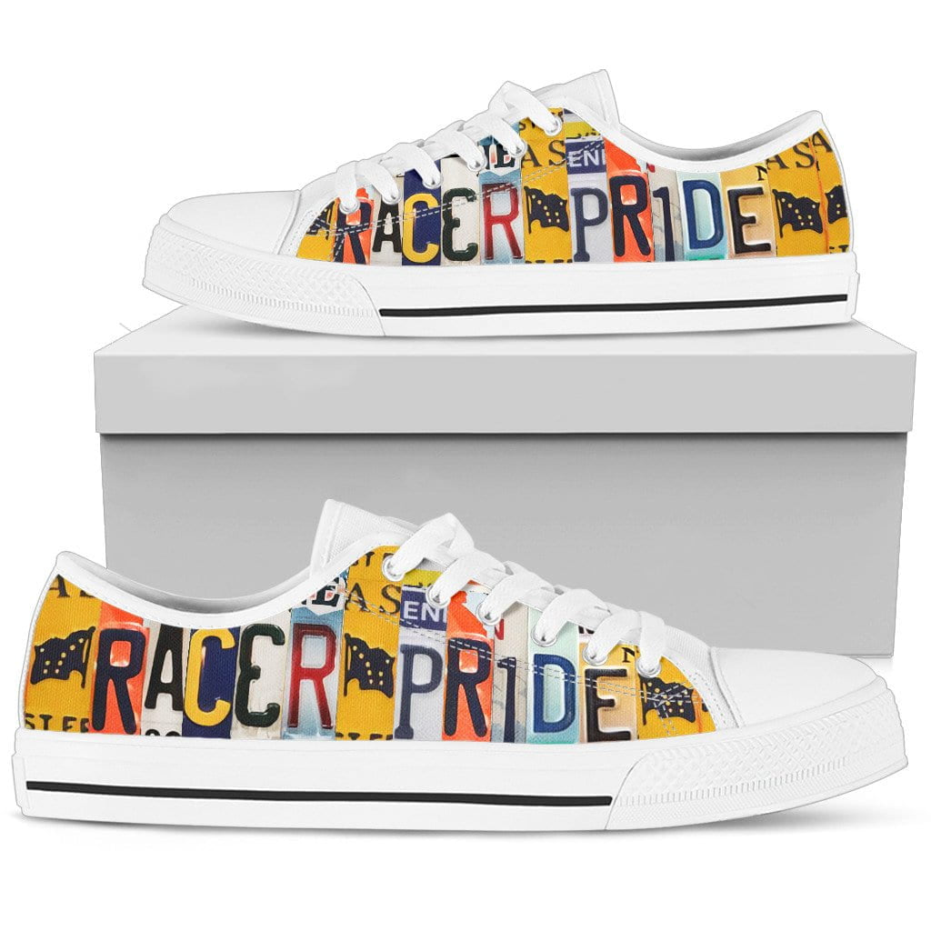 Racer Pride Low Top Womens Tennis Shoes White