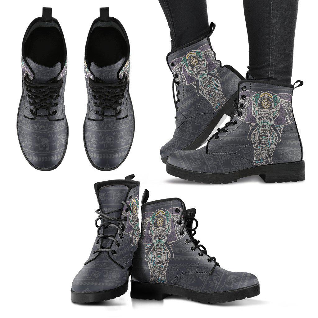 Elegant Elephant Women's Leather Boots