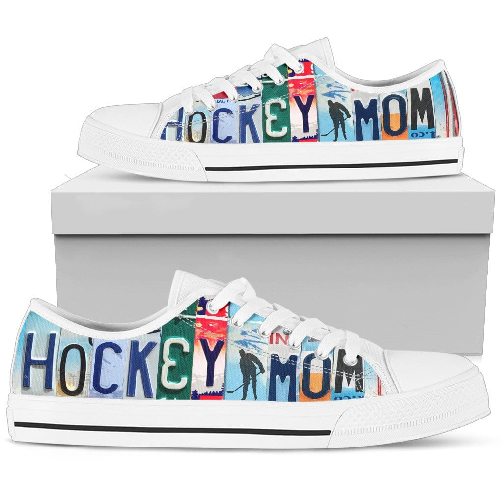 Hockey Mom Low Top Womens Tennis Shoes