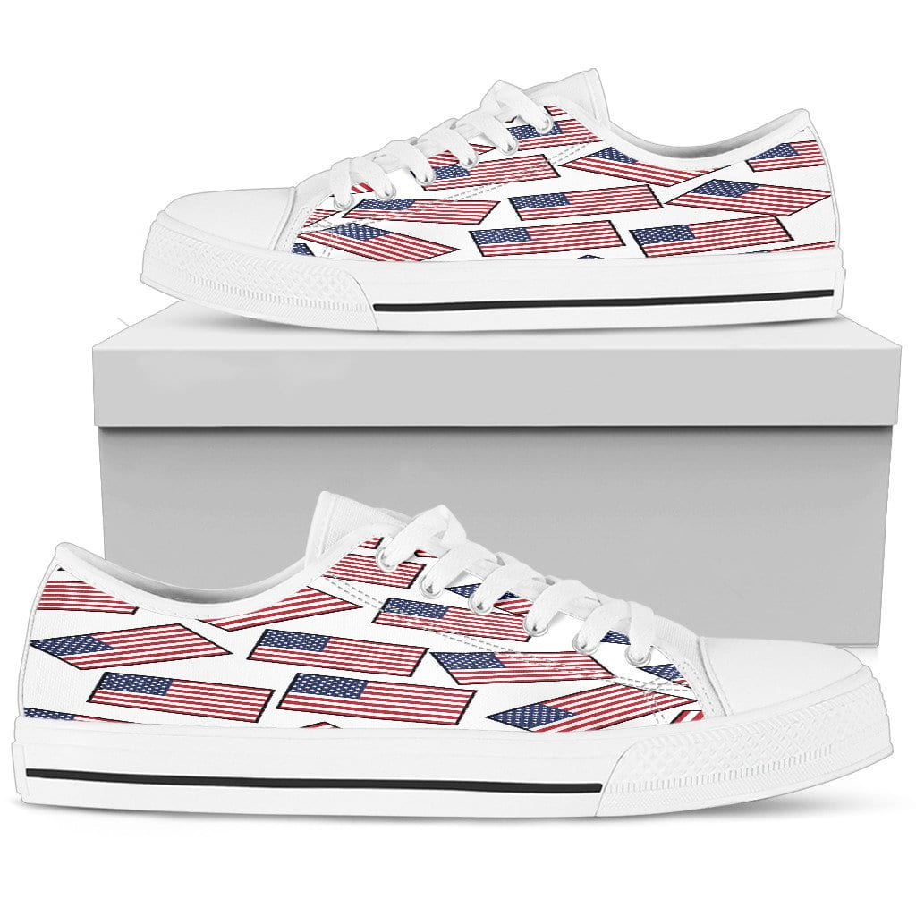 AMERICA'S PRIDE! AMERICA'S FLAGSHOE - Women's Low Tops