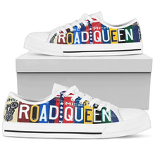 Road Queen Black Low Top Womens Tennis Shoes