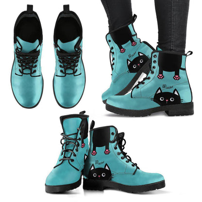 Green Cat Women's Leather Boots