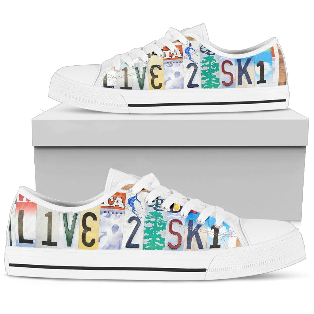 Live 2 Ski Low Top Womens Tennis Shoes