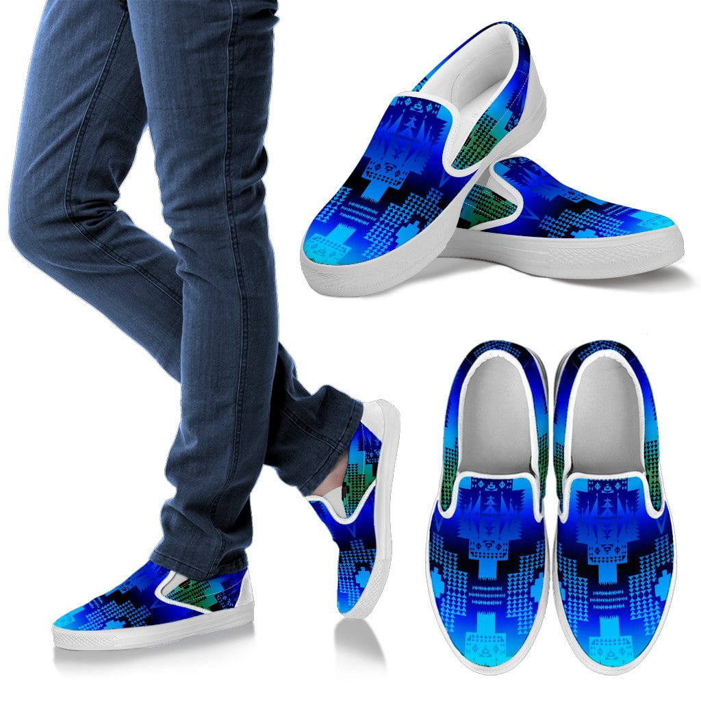 Seven Tribes Morning Lake Men's Slip Ons