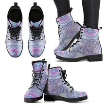 Elephant Mandala Women's Leather Boots