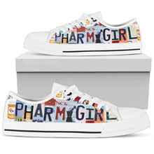 Pharm Girl Low Top Womens Tennis Shoes White