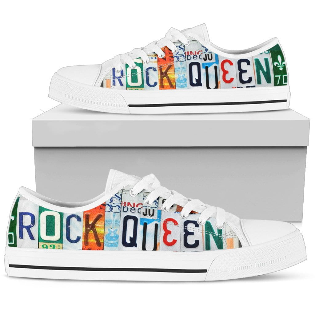 Rock Queen Low Top Womens Tennis Shoes White