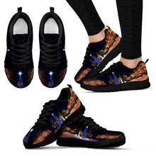 Black Starry Night Women's Sneakers