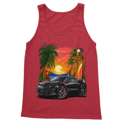 Surfs Up 2017 Camaro SS Car Art Classic Adult Vest Top
