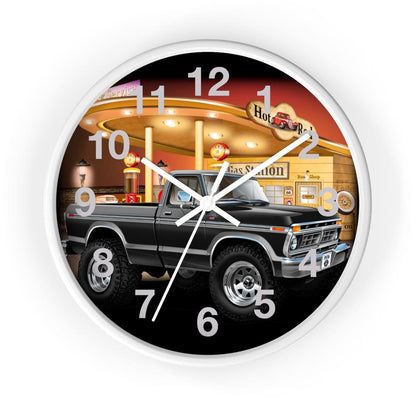 1976 F-150 Ranger XLT 4x4 Pickup Truck Wall clock