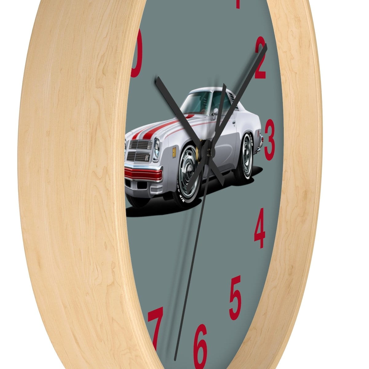 1975 Chevelle Laguna S3 Muscle Car Art Wall clock