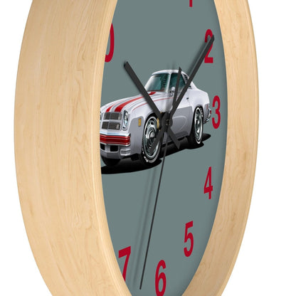 1975 Chevelle Laguna S3 Muscle Car Art Wall clock