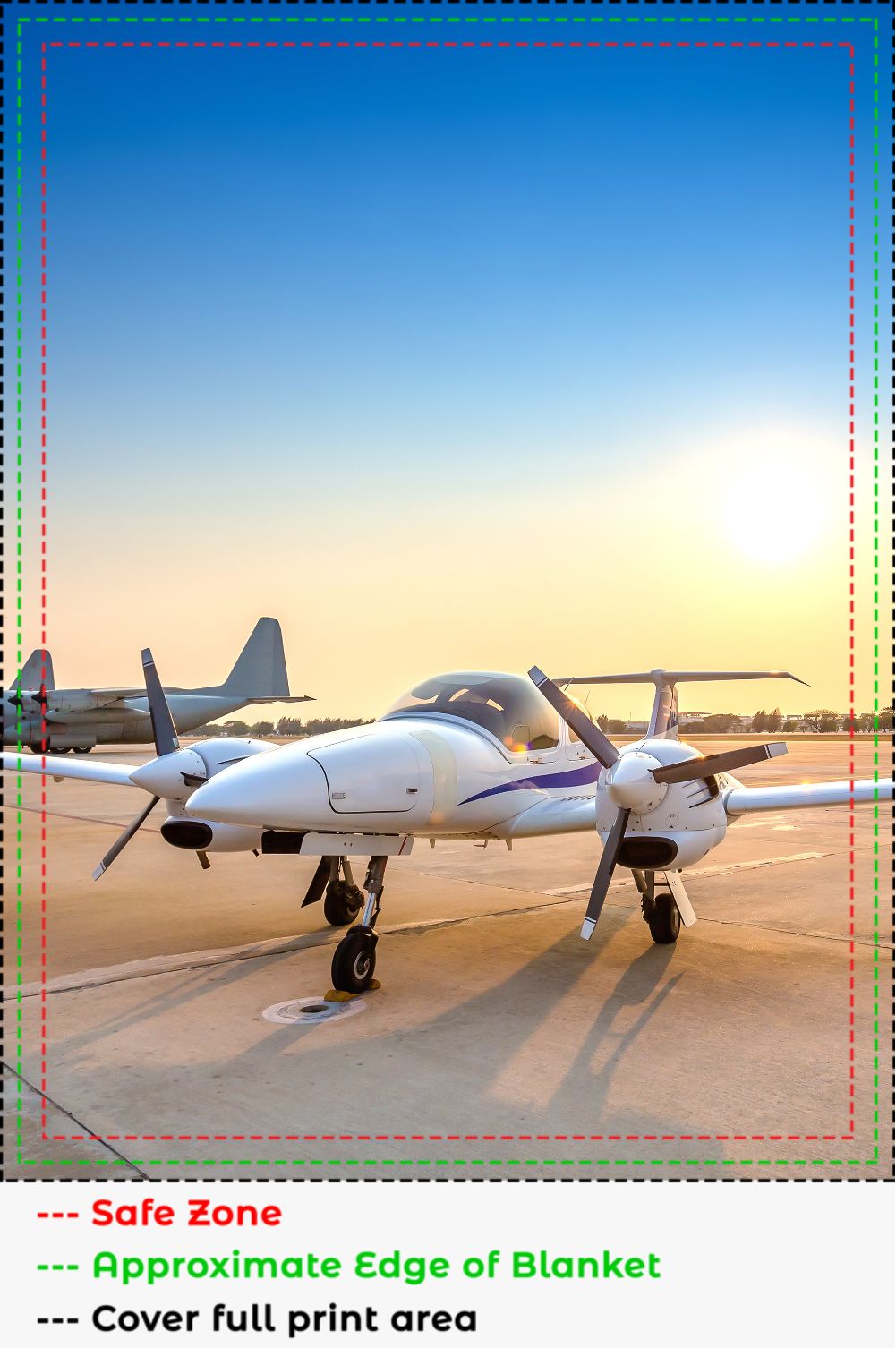 Runway Plane Blanket