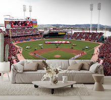 Great American Ballpark Opening Day Baseball Diamond Wallpaper