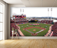 Great American Ballpark Opening Day Baseball Diamond Wallpaper