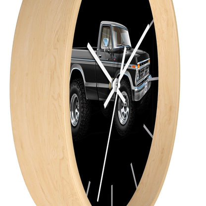 1976 F-150 Ranger XLT 4x4 Pickup Truck Wall clock
