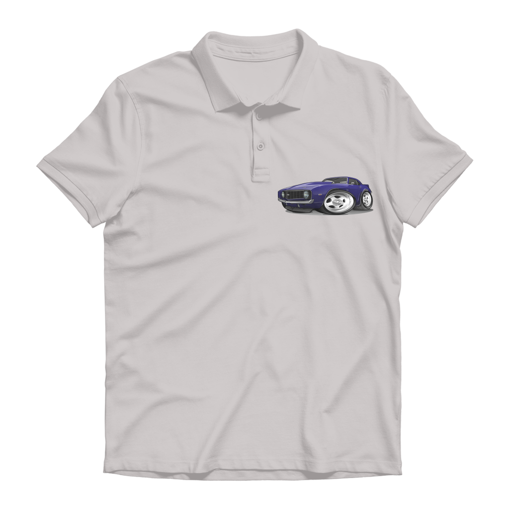 1st Generation Purple Camaro Premium Adult Polo Shirt