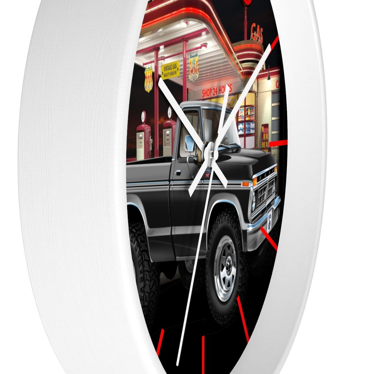 1976 F-150 Ranger XLT 4x4 Pickup Wall clock