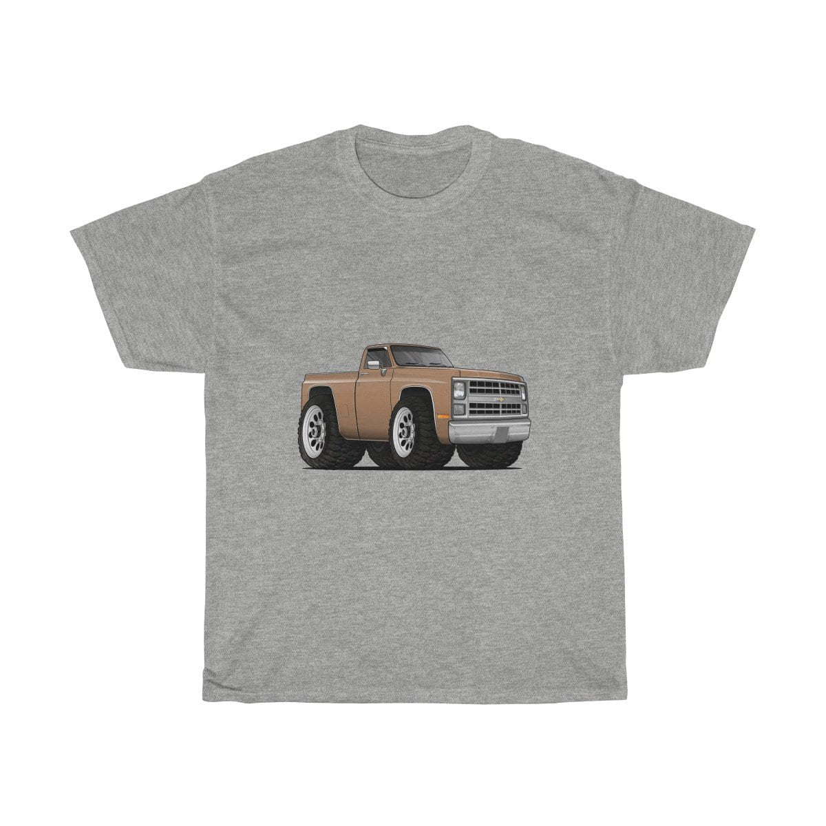 1986 4X4 Truck Car Art Unisex Heavy Cotton Tee