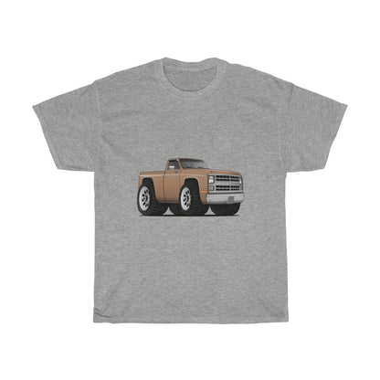 1986 4X4 Truck Car Art Unisex Heavy Cotton Tee