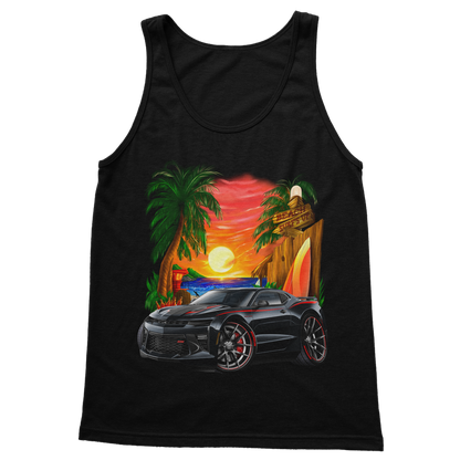Surfs Up 2017 Camaro SS Car Art Classic Adult Vest Top