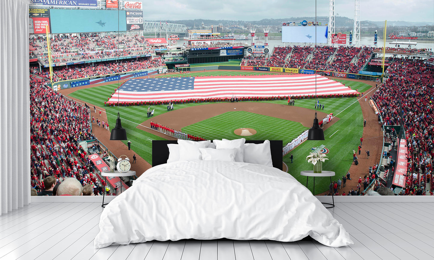 Great American Ballpark Baseball Diamond Wallpaper