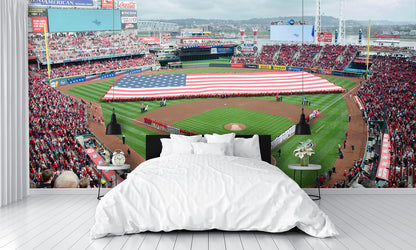 Great American Ballpark Baseball Diamond Wallpaper