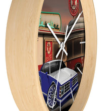 Pontiac Lemans gas station car art Wall clock